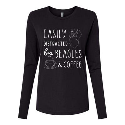 Beagle T Beagle Lover Beagles Coffee Womens Cotton Relaxed Long Sleeve T-Shirt