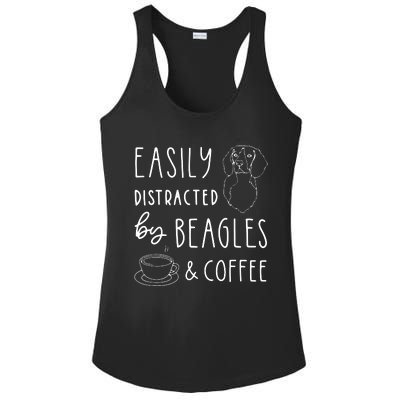 Beagle T Beagle Lover Beagles Coffee Ladies PosiCharge Competitor Racerback Tank