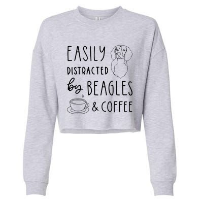 Beagle T Beagle Lover Beagles Coffee Cropped Pullover Crew