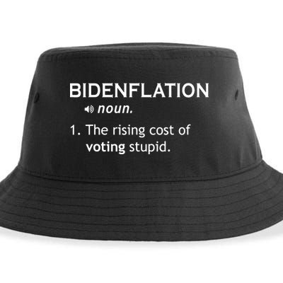 Bidenflation The Cost Of Voting Stupid Sustainable Bucket Hat