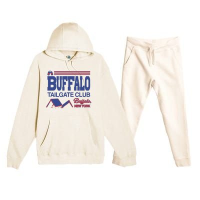 Buffalo Tailgate Club Buffalo New York Premium Hooded Sweatsuit Set