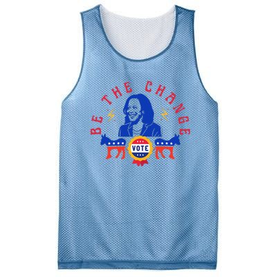 Be The Change Vote Kamala Harris 2024 Political Mesh Reversible Basketball Jersey Tank