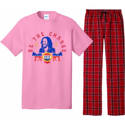 Be The Change Vote Kamala Harris 2024 Political Pajama Set