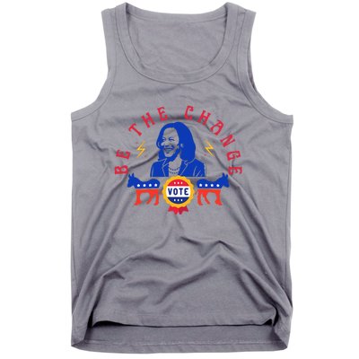 Be The Change Vote Kamala Harris 2024 Political Tank Top