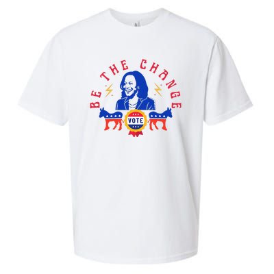 Be The Change Vote Kamala Harris 2024 Political Sueded Cloud Jersey T-Shirt