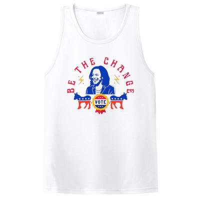 Be The Change Vote Kamala Harris 2024 Political PosiCharge Competitor Tank