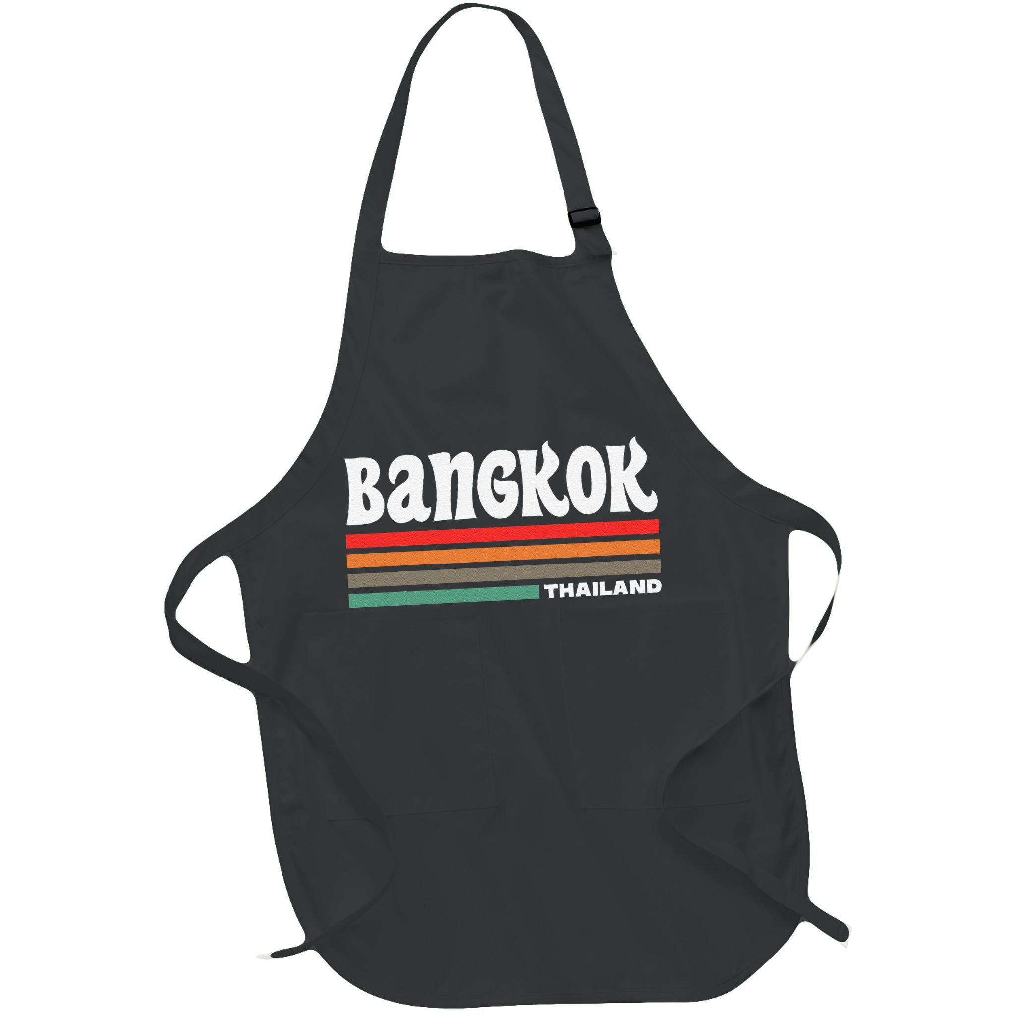 Bangkok Thailand City Bangkok Vacation Travel Retro Apron