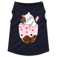 Boba Tea Cat Bubble Tea Kawaii Anime Japanese Girls Teenager Doggie Tank
