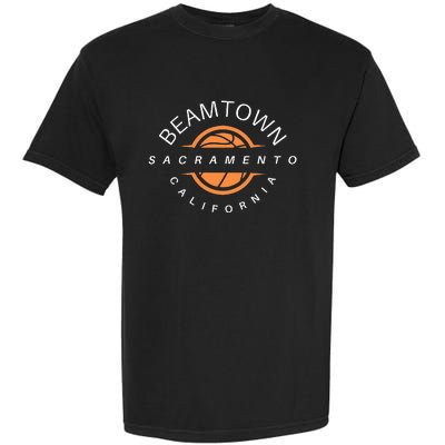 Beam Town City Swish Sacramento California Garment-Dyed Heavyweight T-Shirt