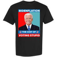 Bidenflation The Cost Of Voting Stupid Funny Joe Biden Garment-Dyed Heavyweight T-Shirt