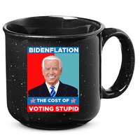 Bidenflation The Cost Of Voting Stupid Funny Joe Biden 15oz Campfire Ceramic Mug