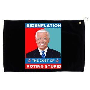 Bidenflation The Cost Of Voting Stupid Funny Joe Biden Grommeted Golf Towel