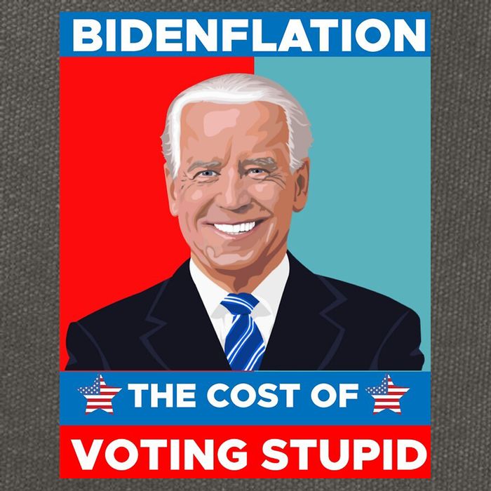Bidenflation The Cost Of Voting Stupid Funny Joe Biden Cotton Canvas Backpack