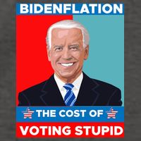Bidenflation The Cost Of Voting Stupid Funny Joe Biden Vector Backpack