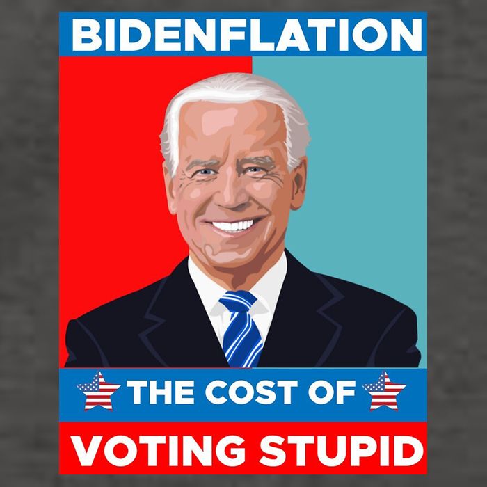 Bidenflation The Cost Of Voting Stupid Funny Joe Biden Vector Backpack