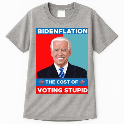 Bidenflation The Cost Of Voting Stupid Funny Joe Biden Tall T-Shirt