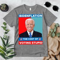 Bidenflation The Cost Of Voting Stupid Funny Joe Biden Premium T-Shirt
