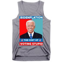 Bidenflation The Cost Of Voting Stupid Funny Joe Biden Tank Top