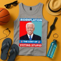Bidenflation The Cost Of Voting Stupid Funny Joe Biden Tank Top