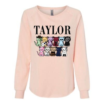 Birthday Taylor Cat Lover Womens California Wash Sweatshirt