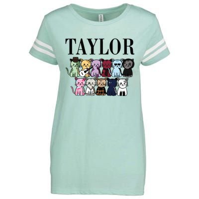 Birthday Taylor Cat Lover Enza Ladies Jersey Football T-Shirt