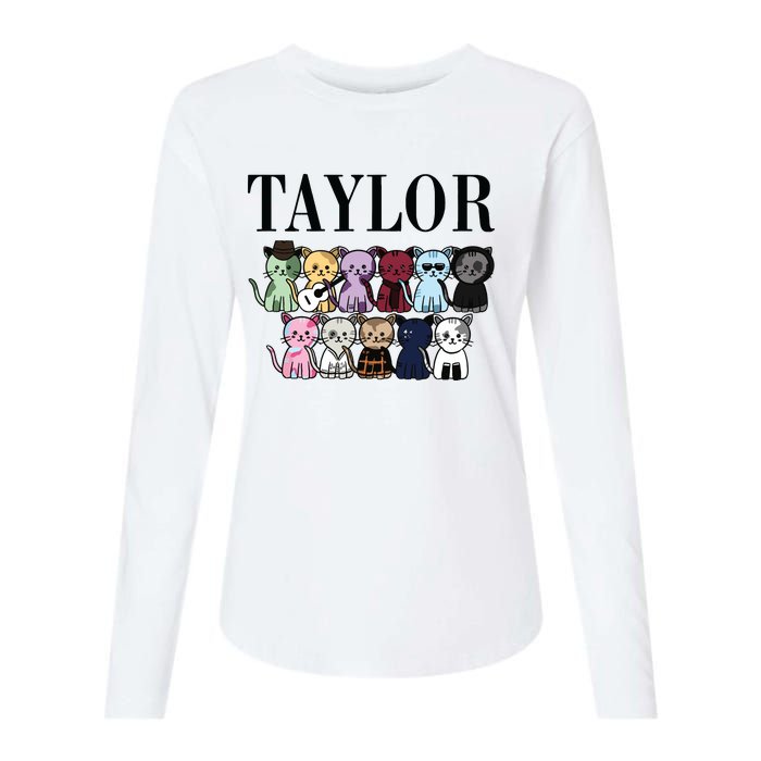 Birthday Taylor Cat Lover Womens Cotton Relaxed Long Sleeve T-Shirt