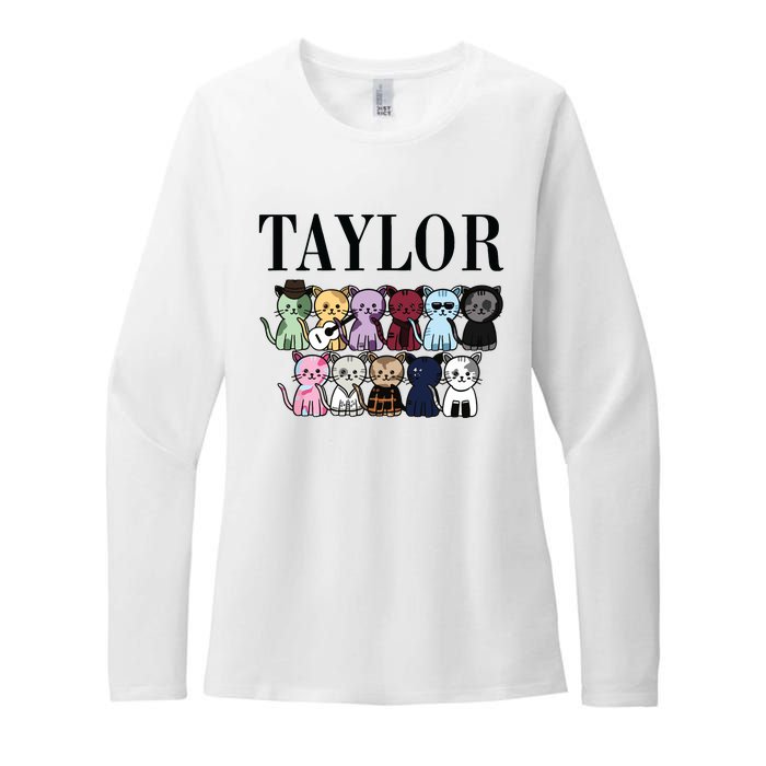 Birthday Taylor Cat Lover Womens CVC Long Sleeve Shirt