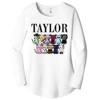 Birthday Taylor Cat Lover Women's Perfect Tri Tunic Long Sleeve Shirt