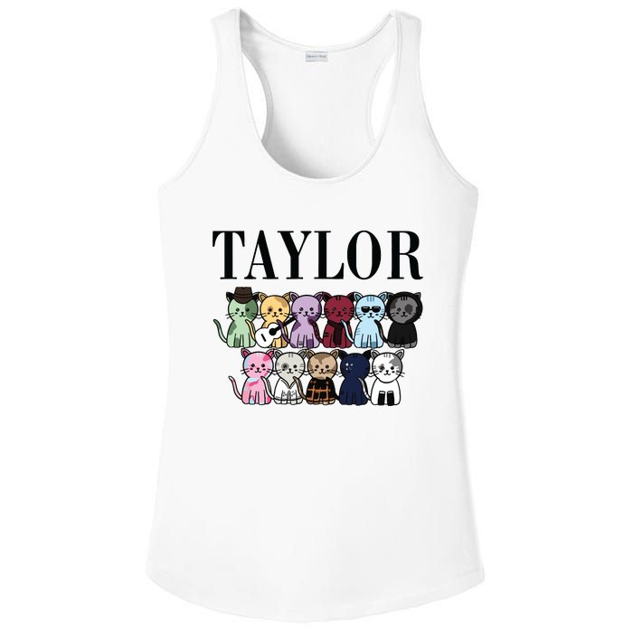 Birthday Taylor Cat Lover Ladies PosiCharge Competitor Racerback Tank