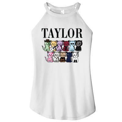 Birthday Taylor Cat Lover Women's Perfect Tri Rocker Tank