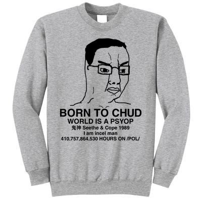 Born To Chud World Is A Psyop Seethe & Cope 1989 Sweatshirt