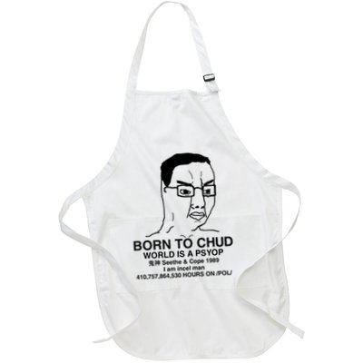 Born To Chud World Is A Psyop Seethe & Cope 1989 Apron