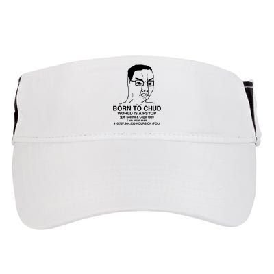 Born To Chud World Is A Psyop Seethe & Cope 1989 Adult Drive Performance Visor