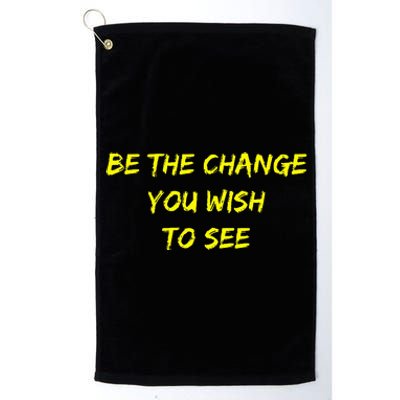 Be The Change Platinum Collection Golf Towel