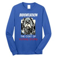 Bidenflation The Cost Of Voting Stupid Biden Inflation Gift Long Sleeve Shirt