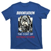 Bidenflation The Cost Of Voting Stupid Biden Inflation Gift T-Shirt