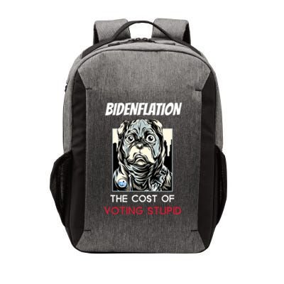 Bidenflation The Cost Of Voting Stupid Biden Inflation Gift Vector Backpack