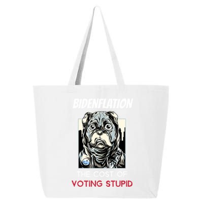 Bidenflation The Cost Of Voting Stupid Biden Inflation Gift 25L Jumbo Tote