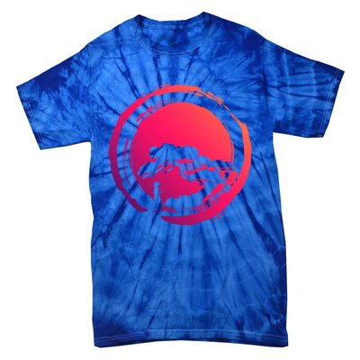 Bonsai Tree Circle Japanese Art Meditation Samurai Buddhist Gift Tie-Dye T-Shirt