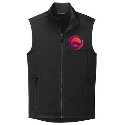 Bonsai Tree Circle Japanese Art Meditation Samurai Buddhist Gift Collective Smooth Fleece Vest