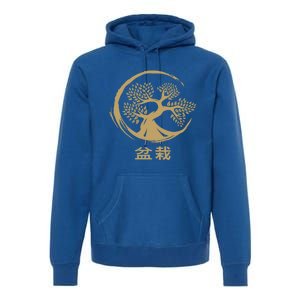 Bonsai Tree Circle Japanese Art Meditation Yoga Buddhist Gift Premium Hoodie