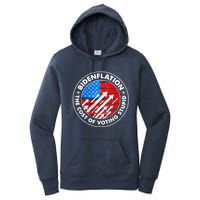 Bidenflation The Cost Of Voting Stupid Joe Biden Inflation Women's Pullover Hoodie