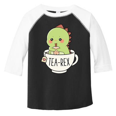 Boba Tearex Cute Trex Dinosaur Lover Kawaii Funny Dino Pun Toddler Fine Jersey T-Shirt