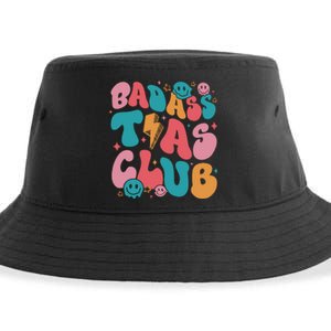 Badass Tia Cool Aunts Club Crewneck Cool Moms Sustainable Bucket Hat