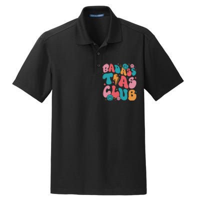 Badass Tia Cool Aunts Club Crewneck Cool Moms Dry Zone Grid Polo