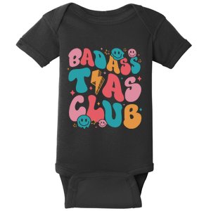 Badass Tia Cool Aunts Club Crewneck Cool Moms Baby Bodysuit