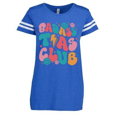 Badass Tia Cool Aunts Club Crewneck Cool Moms Enza Ladies Jersey Football T-Shirt