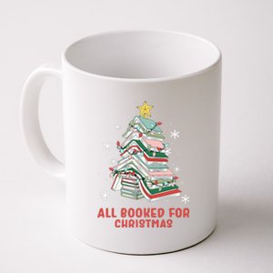 Book Tree Christmas Reading All Booked For Christmas  Coffee Mug