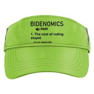 Bidenomics The Cost Of Voting Stupid Adult Drive Performance Visor