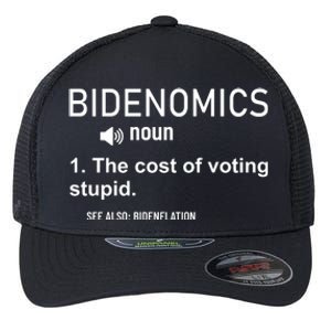 Bidenomics The Cost Of Voting Stupid Flexfit Unipanel Trucker Cap